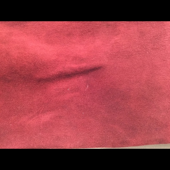 Stuart Weitzman red suede stretch stiletto boots - Picture 5 of 7